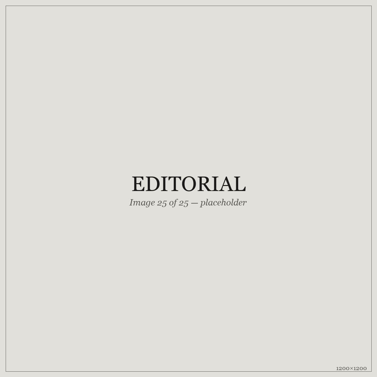 Editorial — placeholder image 25