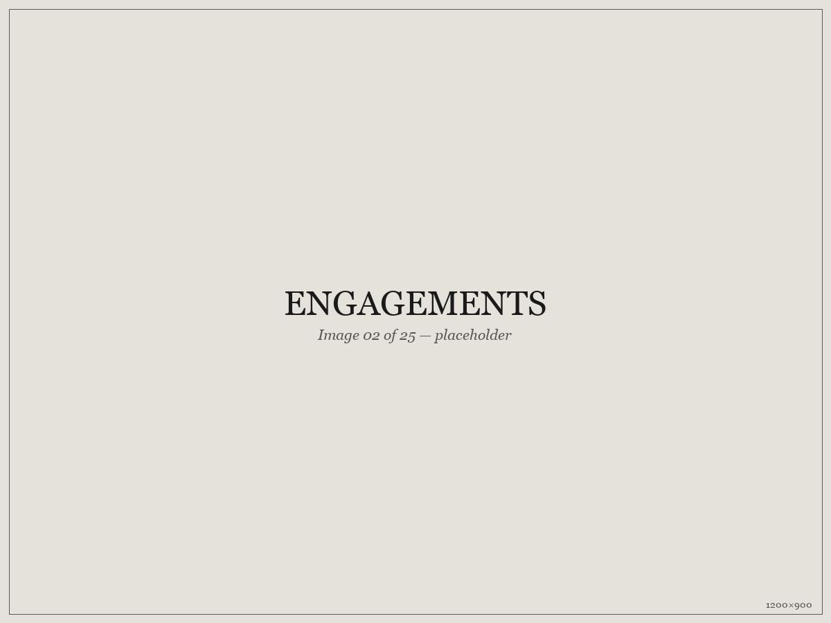 Engagements — placeholder image 02