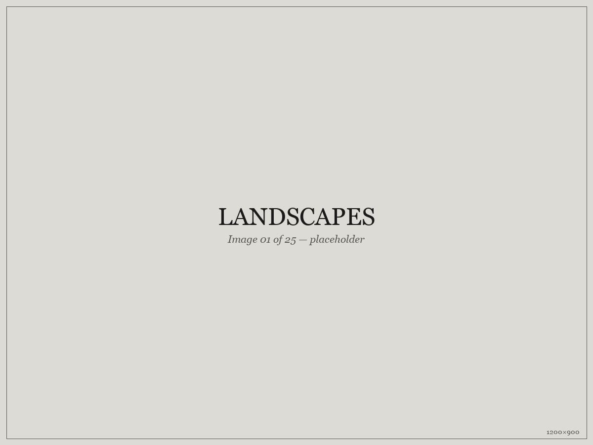 Landscapes — placeholder image 01
