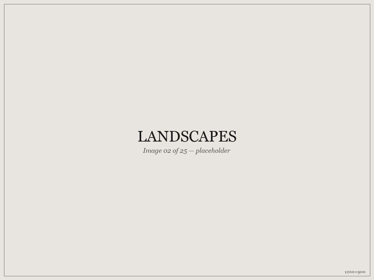 Landscapes — placeholder image 02