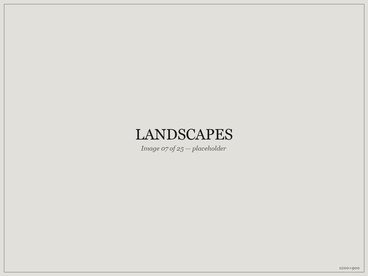 Landscapes — placeholder image 07