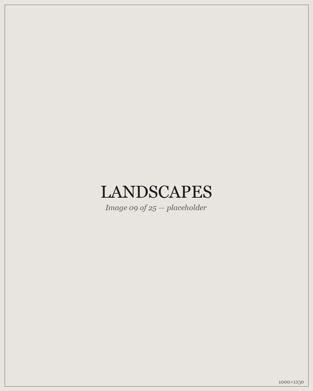 Landscapes — placeholder image 09