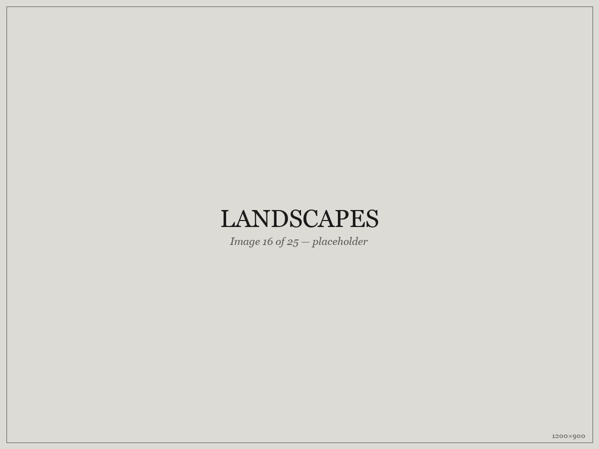 Landscapes — placeholder image 16