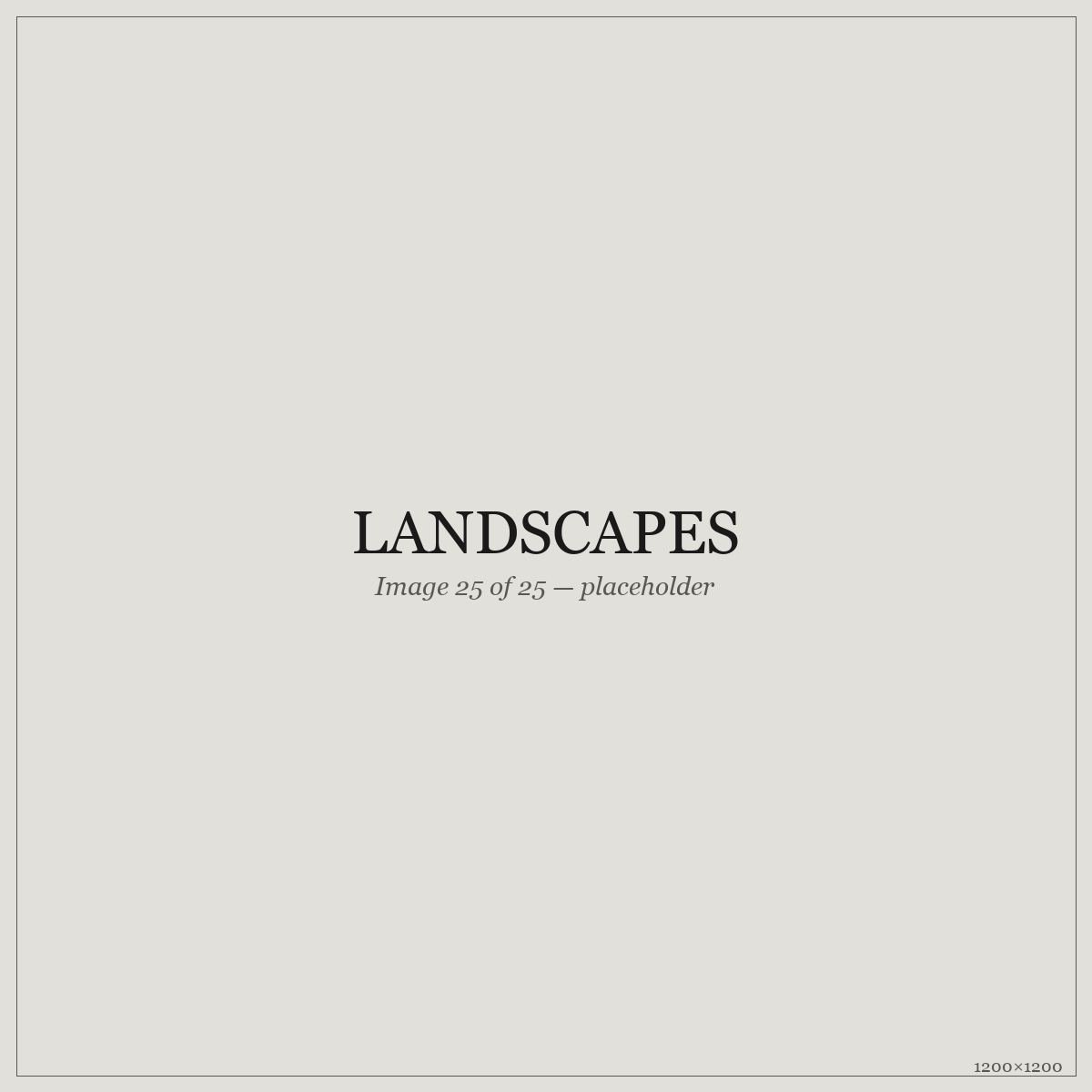 Landscapes — placeholder image 25