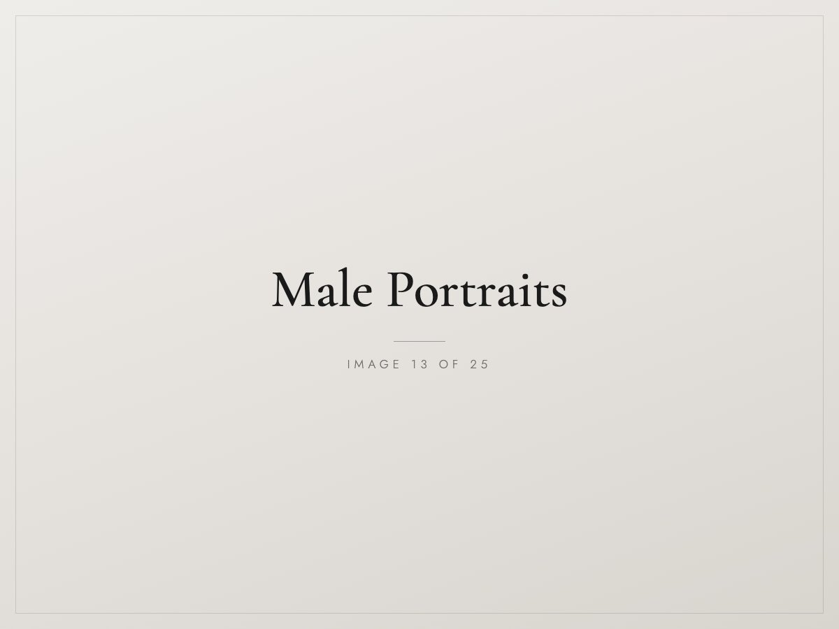 Male Portraits — placeholder image 01