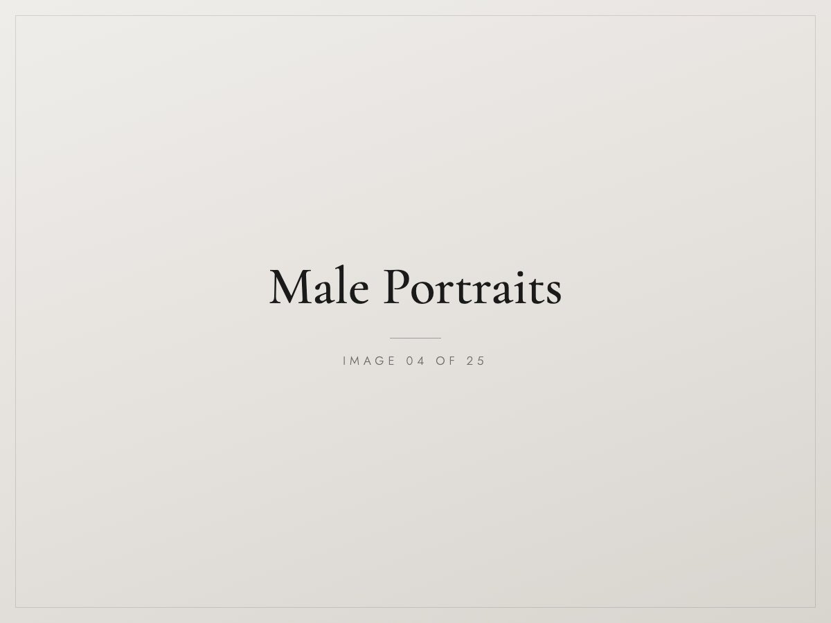 Male Portraits — placeholder image 04
