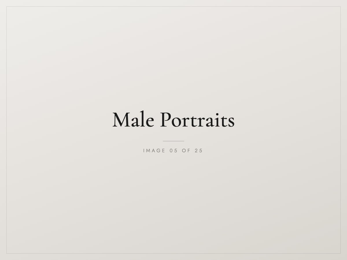 Male Portraits — placeholder image 05