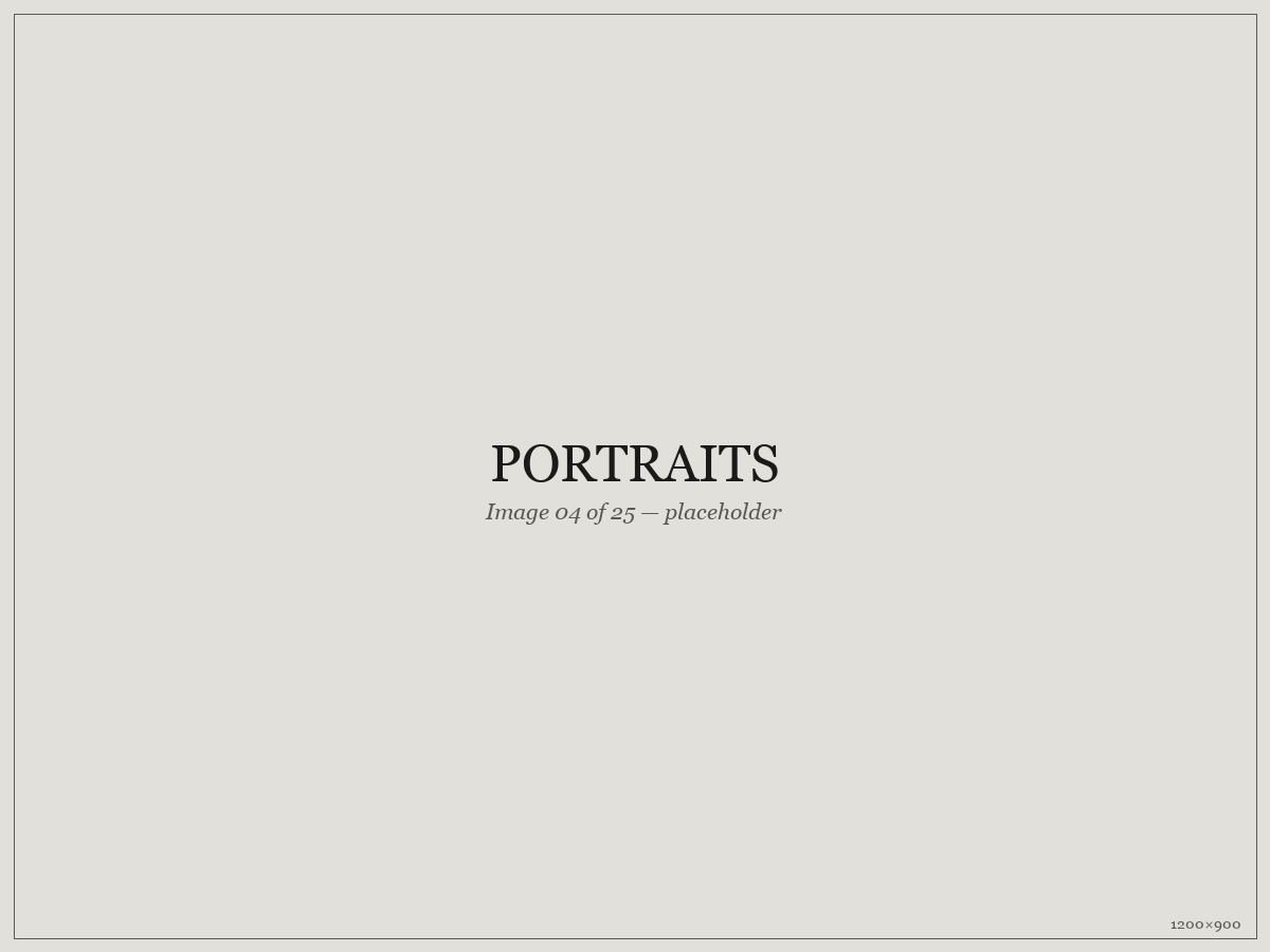 Portraits — placeholder image 04