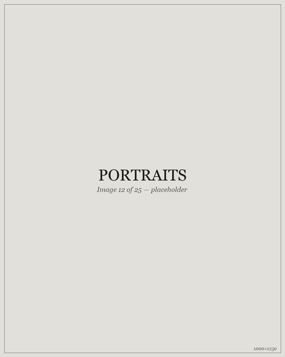 Portraits — placeholder image 12