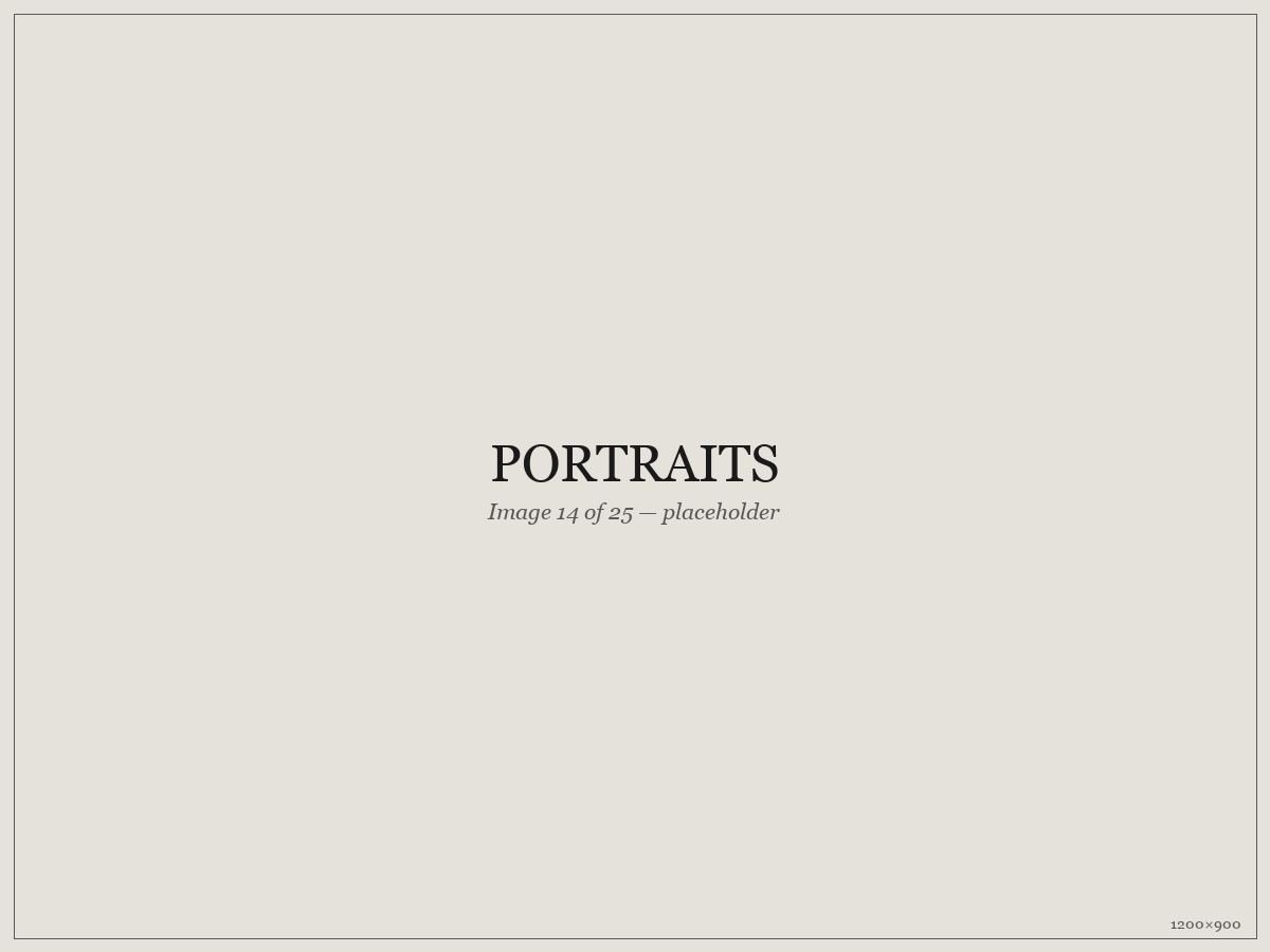 Portraits — placeholder image 14