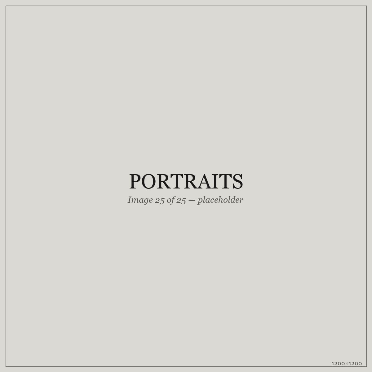 Portraits — placeholder image 25