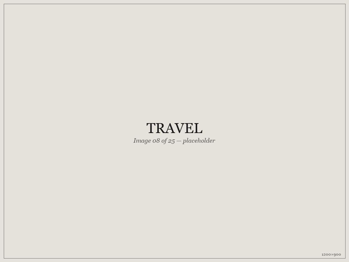 Travel — placeholder image 08