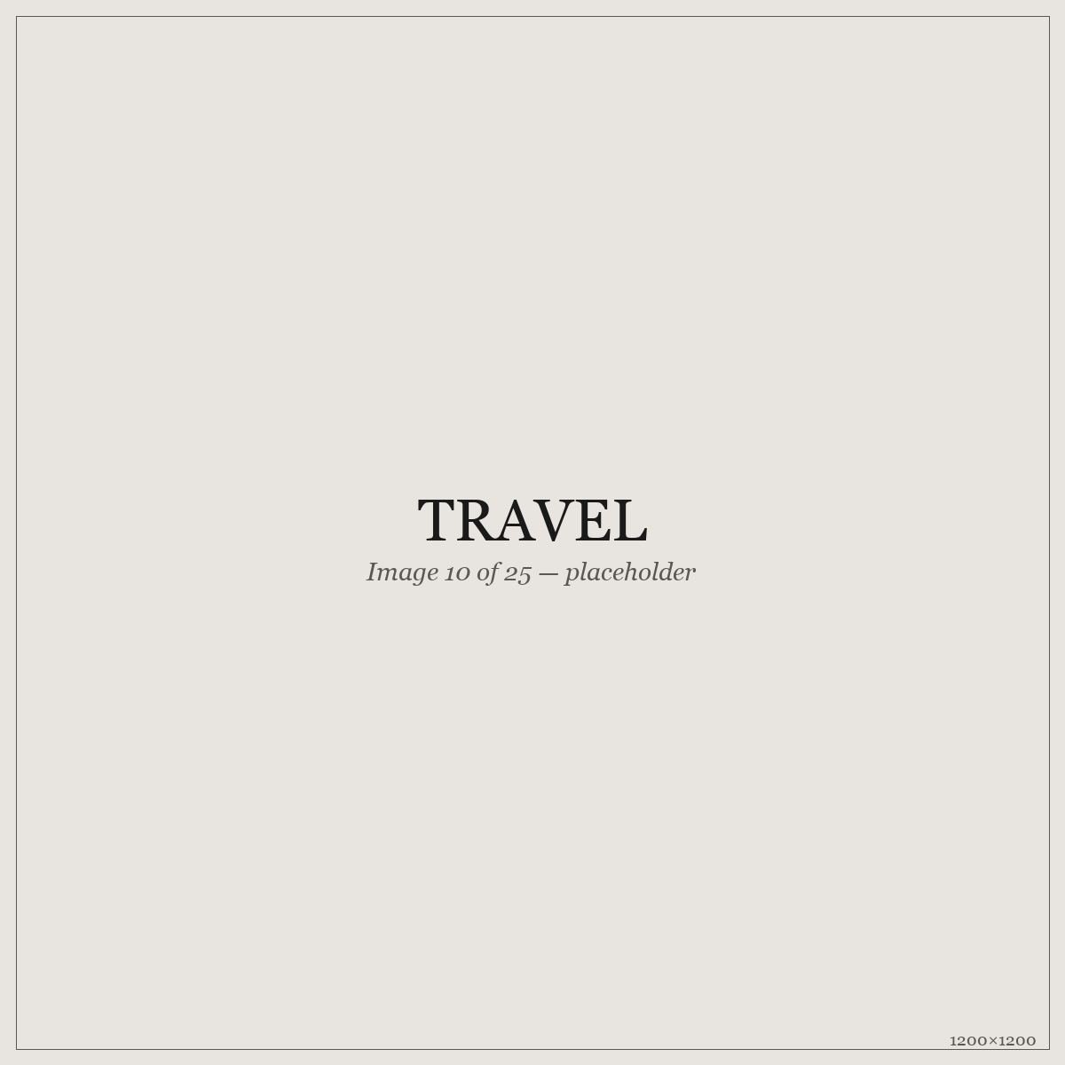 Travel — placeholder image 10