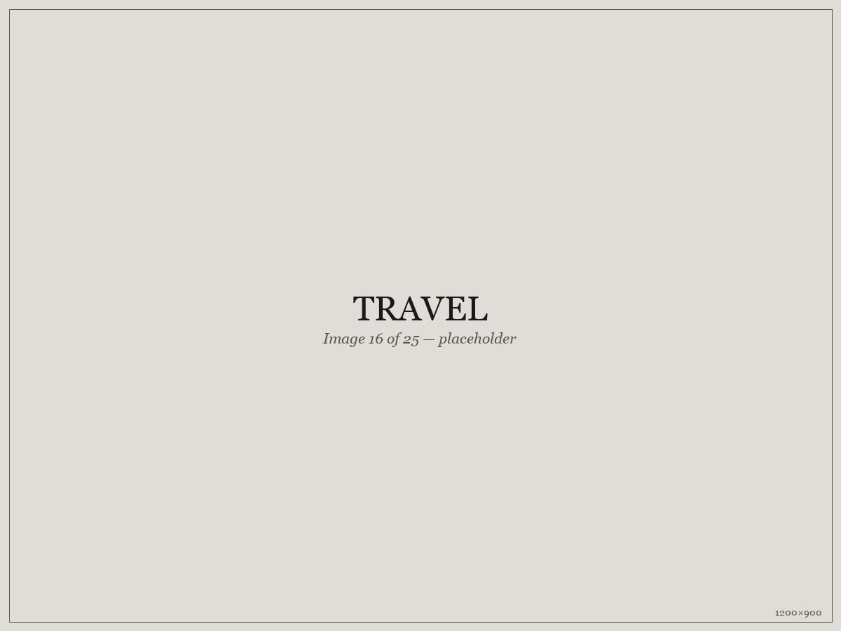 Travel — placeholder image 16