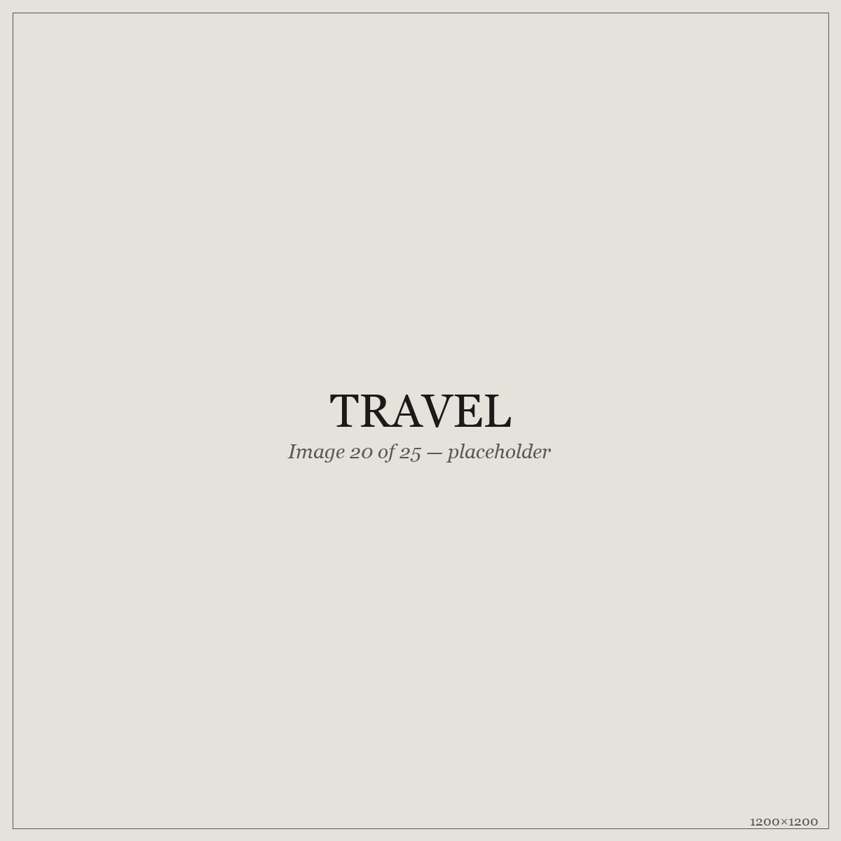 Travel — placeholder image 20