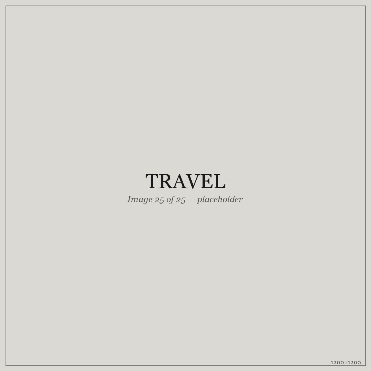 Travel — placeholder image 25