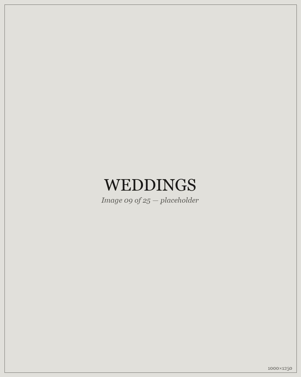 Weddings — placeholder image 09