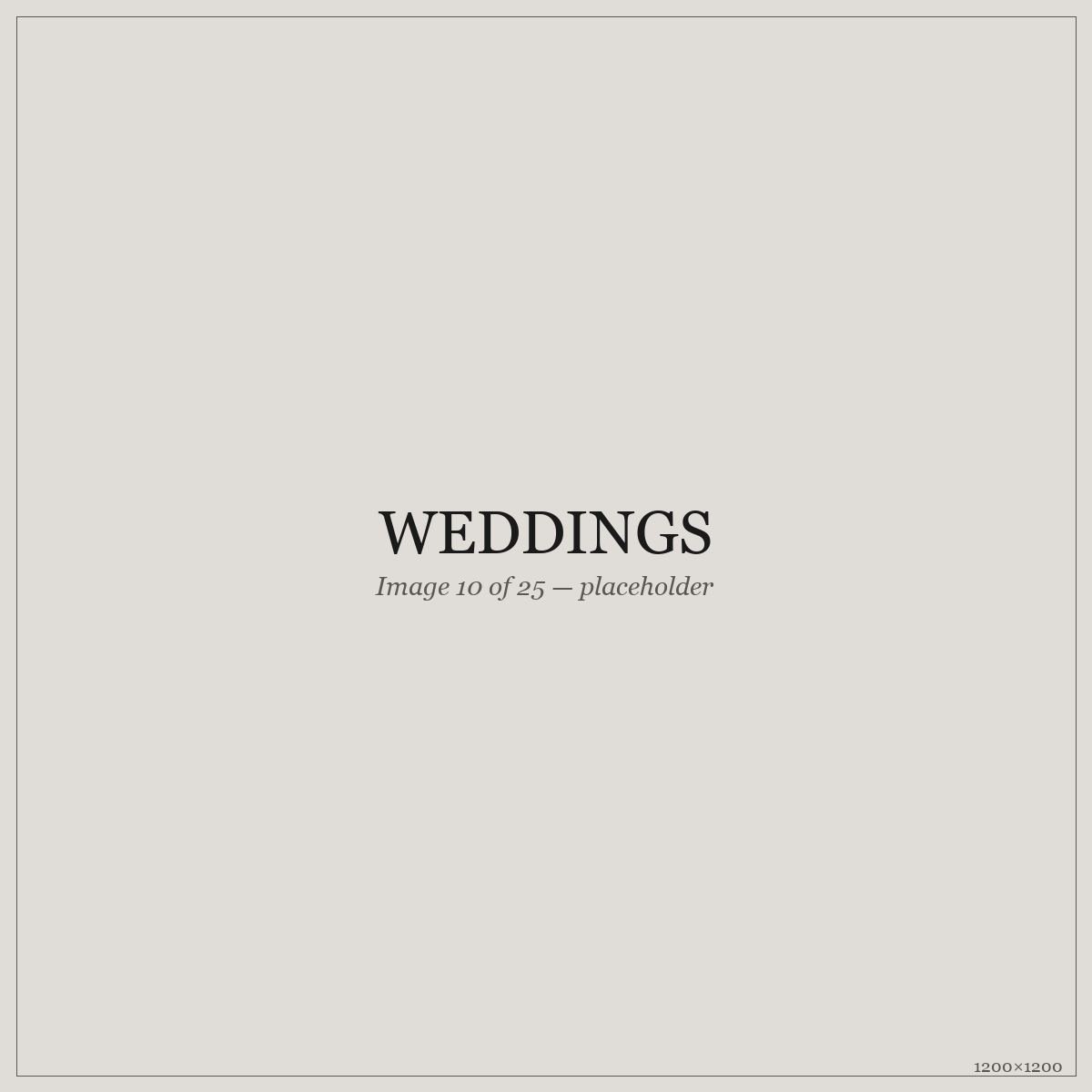 Weddings — placeholder image 10